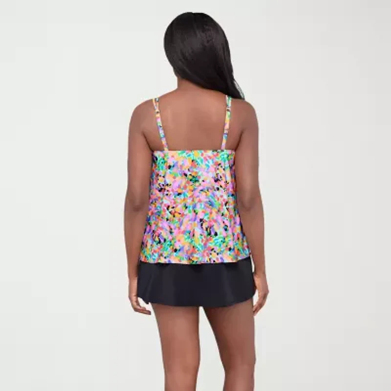 Sonnet Shores Womens Tankini Swimsuit Top