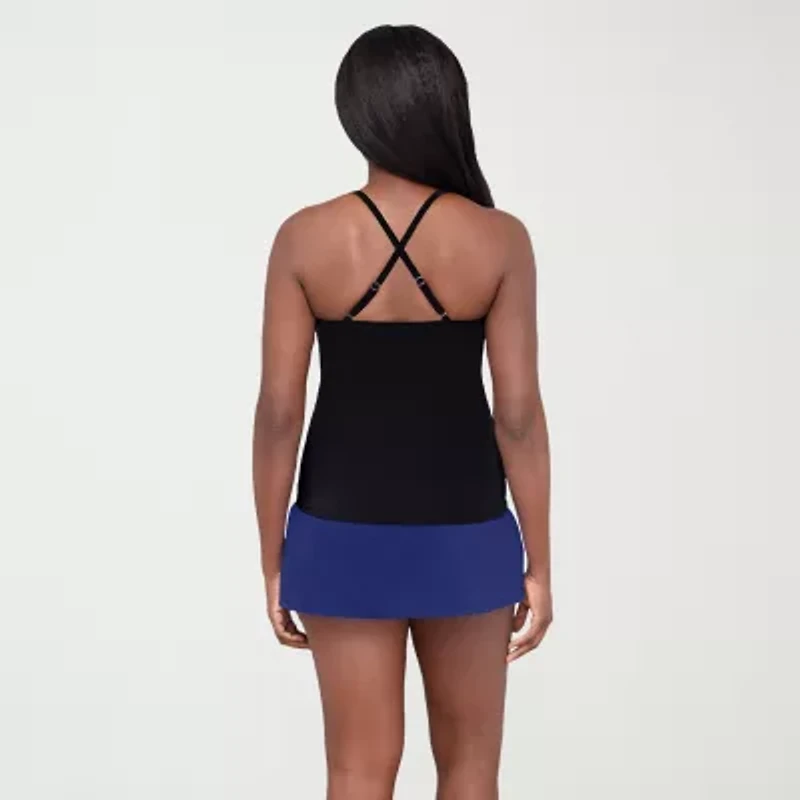 Sonnet Shores Womens Striped Tankini Swimsuit Top