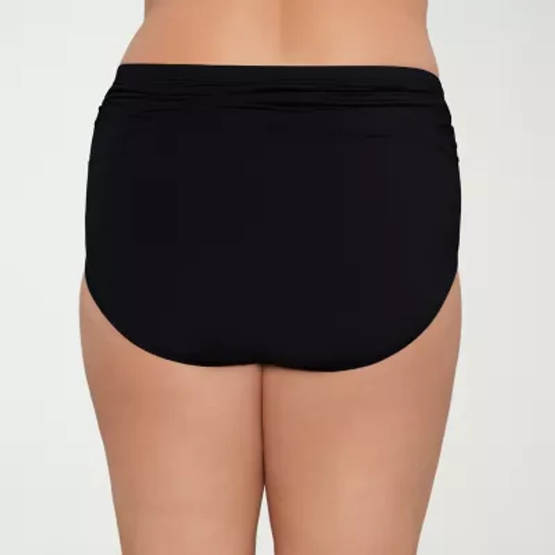Liz Claiborne Plus Brief Bikini Swimsuit Bottom