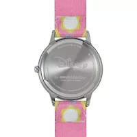 Disney Time Teacher Minnie Mouse Kids Pink Graphic Strap Watch