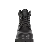 Lugz Mens Drifter 6 Steel Toe Water Resistant Slip Flat Heel Work Boots