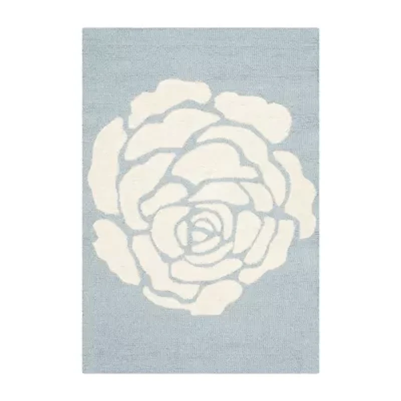 Safavieh Dacre Floral Wool Indoor Rectangular Accent Rug
