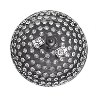 Elegant Designs 2 LT Elipse Crystal Flush Mount
