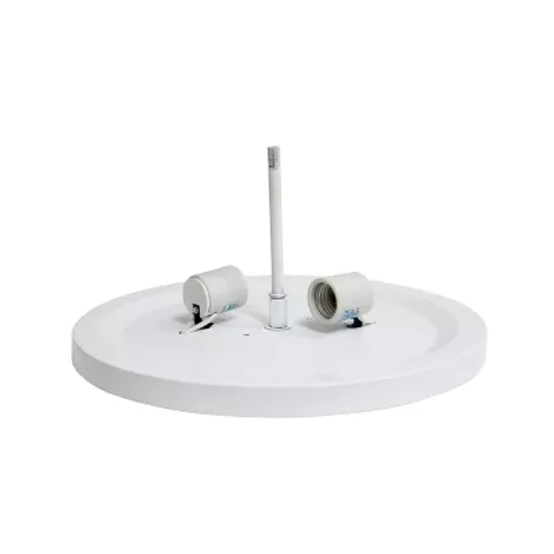 Elegant Designs 2 LT Elipse Crystal Flush Mount