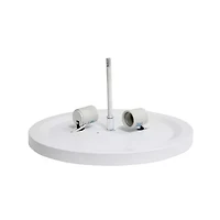 Elegant Designs 2 LT Elipse Crystal Flush Mount