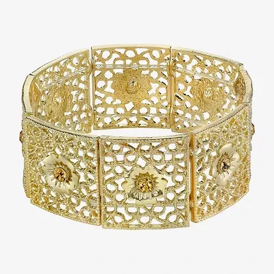 1928 Womens Flower Stretch Bracelet