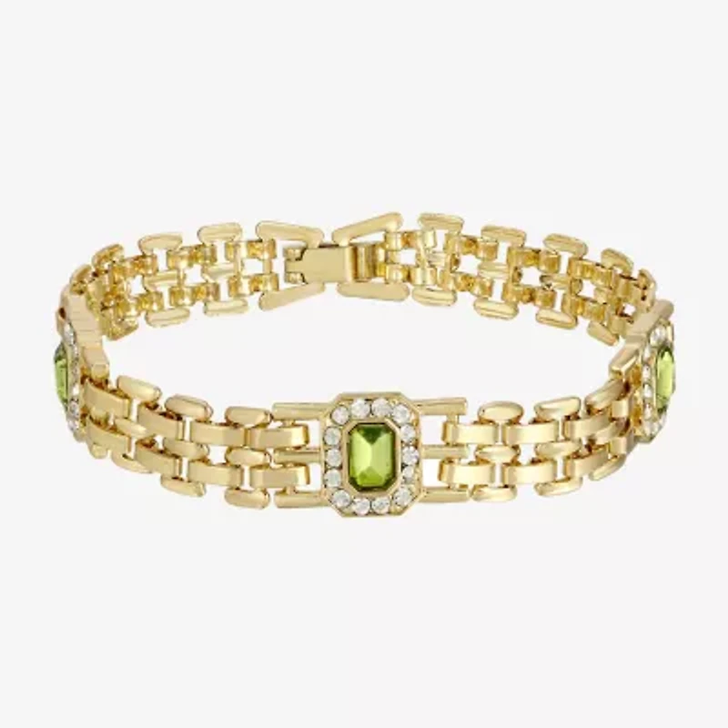 1928 Gold Tone Womens Link Bracelet