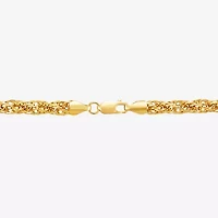 Unisex Adult 10K Gold 24 Inch Link Chain Necklace