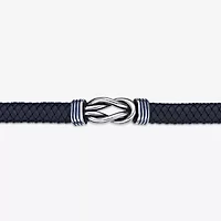 Mens Stainless Steel Cord Bracelet