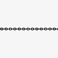 Mens Stainless Steel Skull Beaded Bracelet