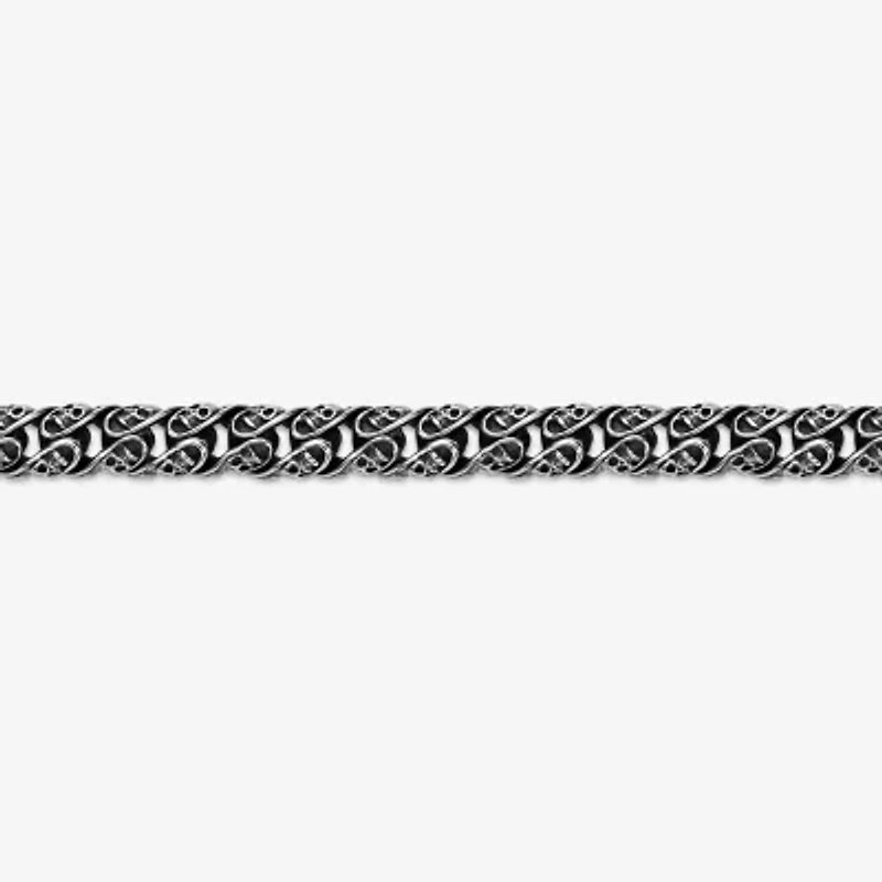 Mens Stainless Steel Cord Bracelet