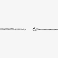 Mens 2 CT. T.W. Black Cubic Zirconia Stainless Steel Anchor & Sword Pendant Necklace