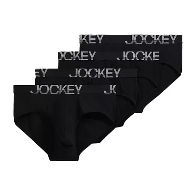 Jockey Active Stretch Mens 4 Pack Pouch Briefs 9129