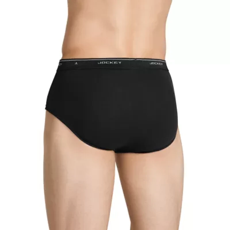 Jockey Classics Low-Rise Mens 4 Pack Briefs 9966