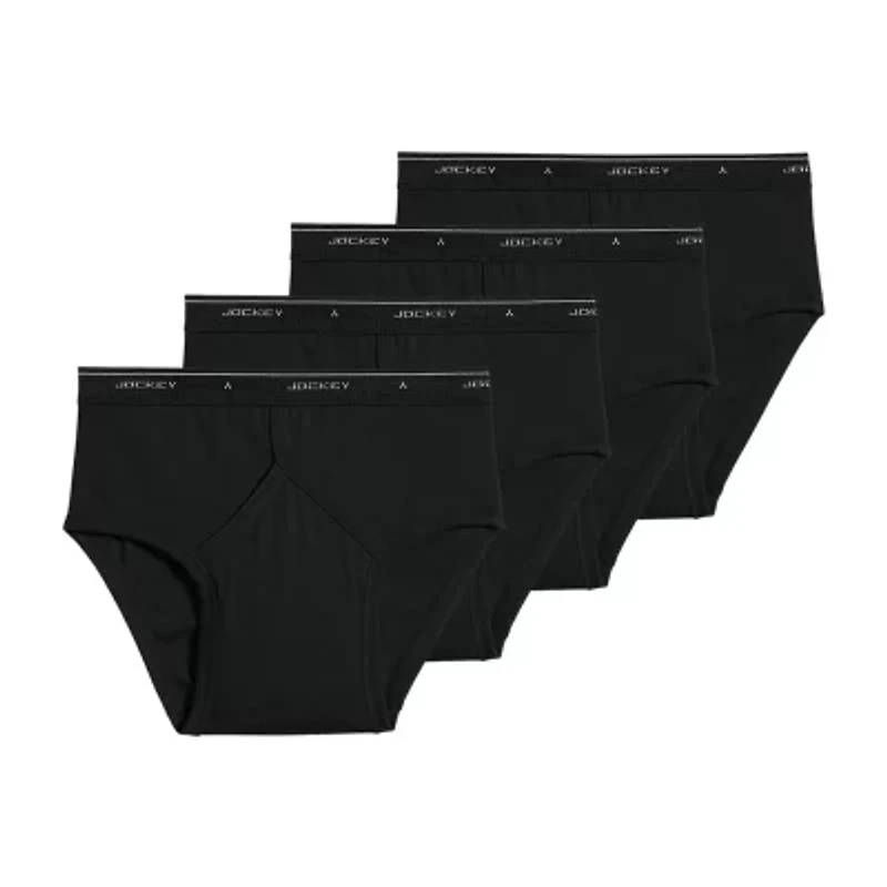 Jockey Classics Low-Rise Mens 4 Pack Briefs 9966
