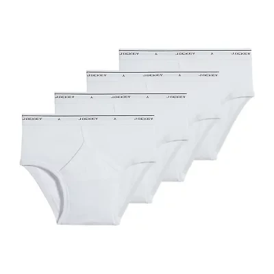 Jockey Classics Low-Rise Mens 4 Pack Briefs 9966