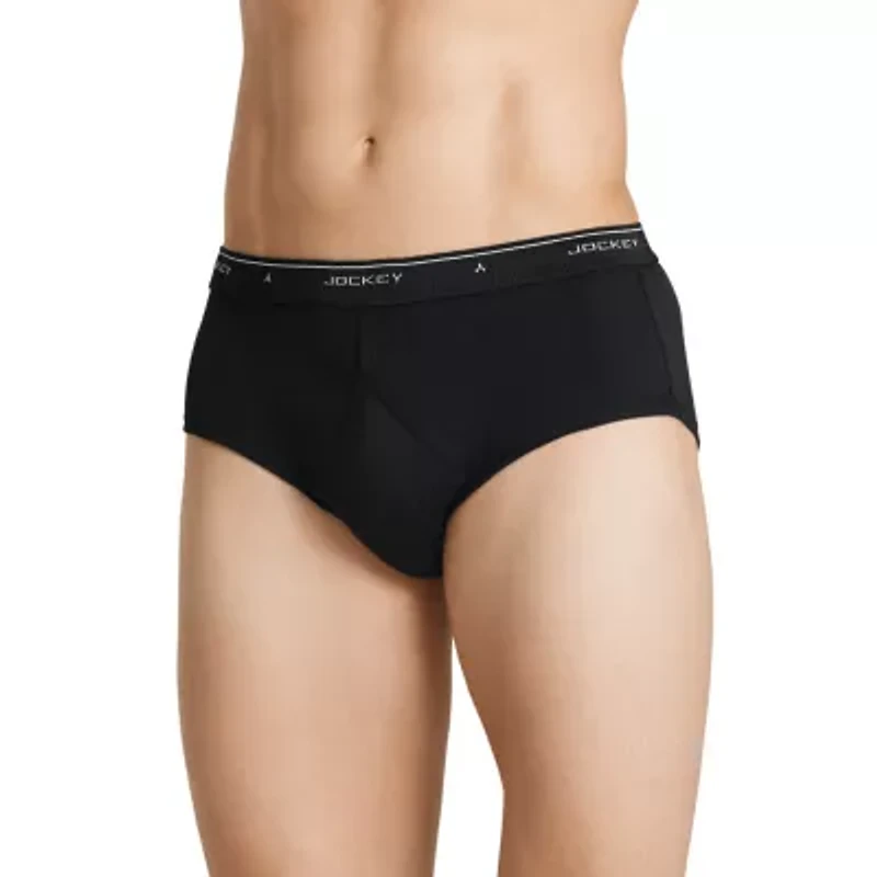 Jockey Classics Low-Rise Mens 4 Pack Briefs 9966