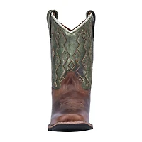 Dan Post Girls Teddy Stacked Heel Cowboy Boots