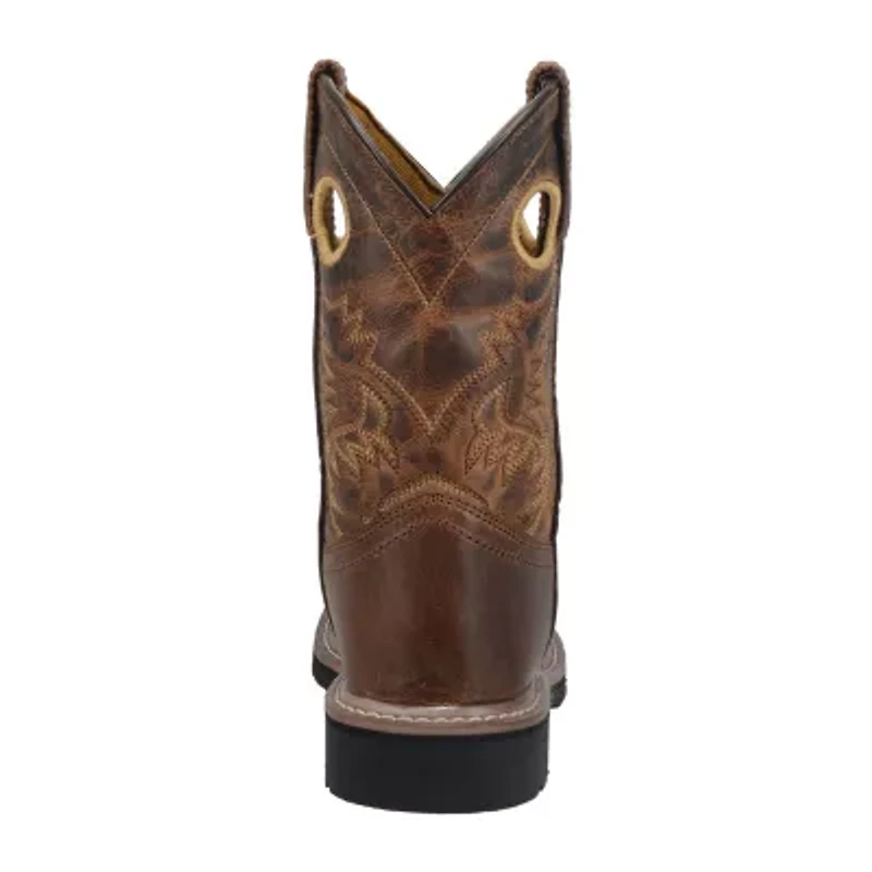 Dan Post Little & Big Kid Boys Amarillo Block Heel Cowboy Boots