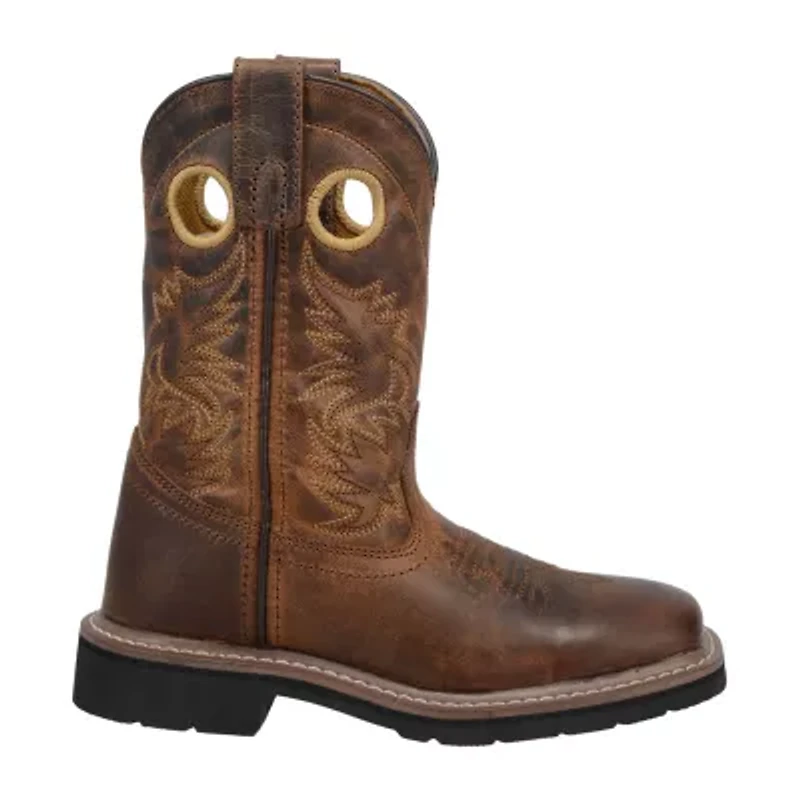 Dan Post Little & Big Kid Boys Amarillo Block Heel Cowboy Boots