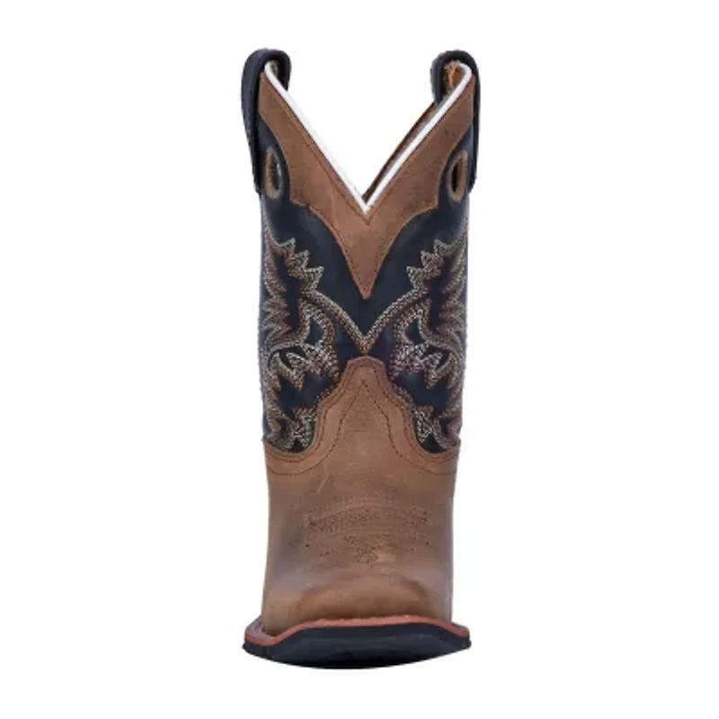 Dan Post Little & Big Kid Boys Rascal Stacked Heel Cowboy Boots