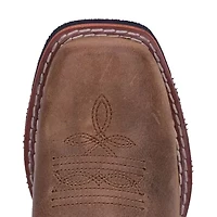 Dan Post Little & Big Kid Boys Rascal Stacked Heel Cowboy Boots