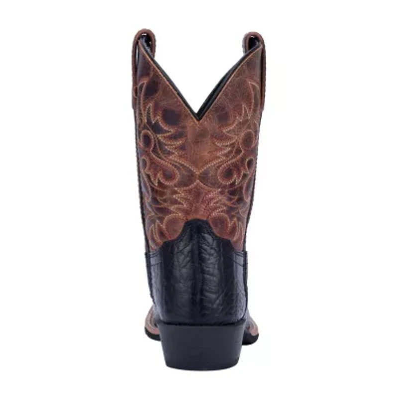 Dan Post Little & Big Kid Boys River Stacked Heel Cowboy Boots