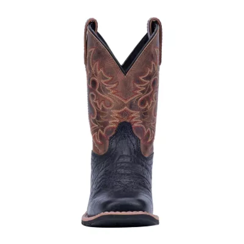 Dan Post Little & Big Kid Boys River Stacked Heel Cowboy Boots
