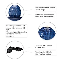 Glitzhome 5.75H Polyresin Sphere Outdoor Fountains