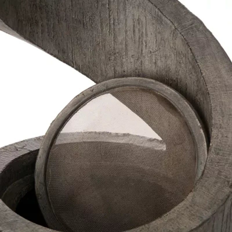 Glitzhome 31.25" Polyresin Curving Outdoor Fountains