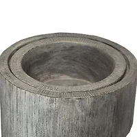 Glitzhome 40" Curving Shaped Polyresin Outdoor Fountains