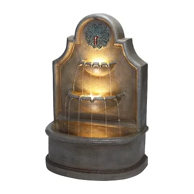 Glitzhome 37.25" 3-Tier Polyresin Outdoor fountain
