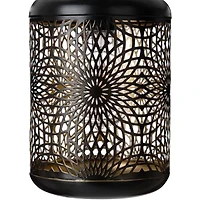 Glitzhome 8.75" Cutout Solar Powered Lantern