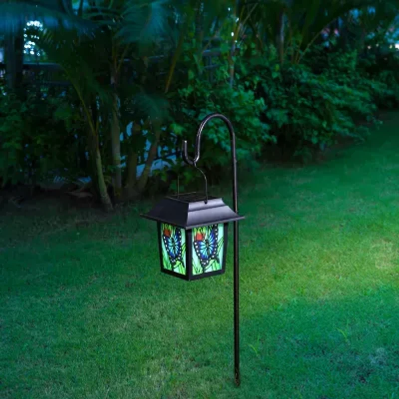 Glitzhome 30" Solar Powered Garden Stake Pathway Light