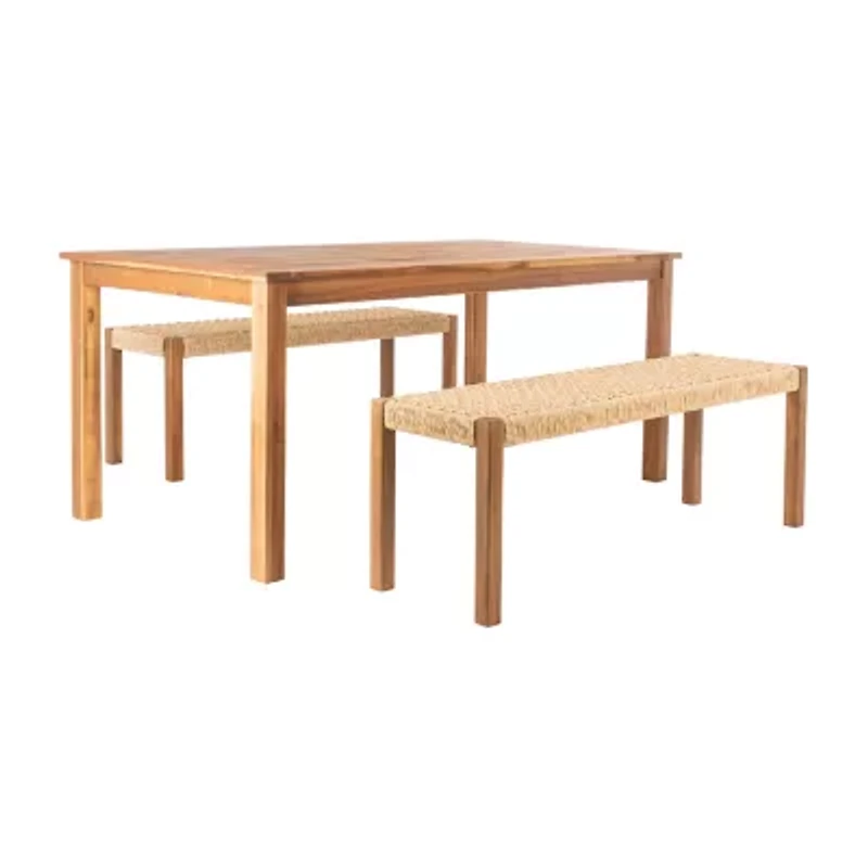 Aquina 3-pc. Rectangular Dining Set