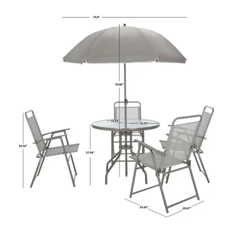 Safavieh Monico 6-pc. Round Dining Set