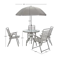 Safavieh Monico 6-pc. Round Dining Set
