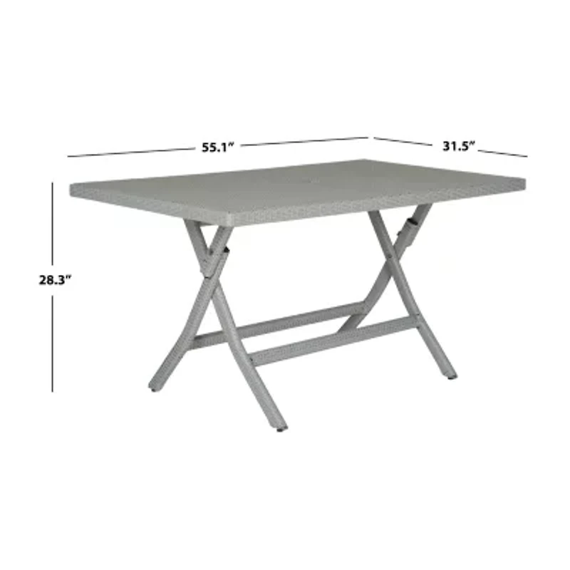 Dilettie Patio Folding Table