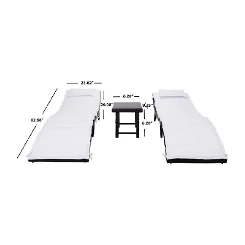 Carew 3-pc. Patio Lounge Set