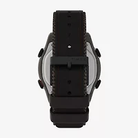 Timex Rugged Mens Brown Leather Strap Watch Tw4b27100jt