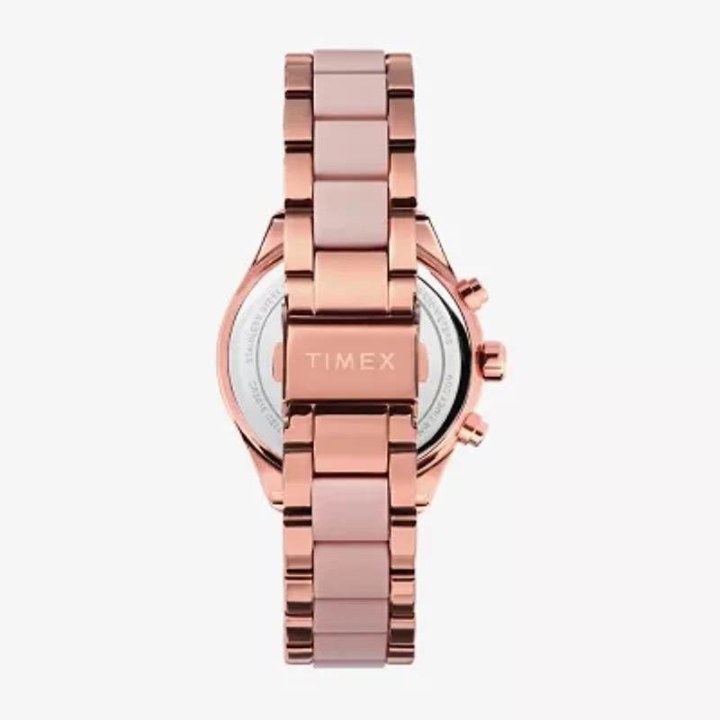 Timex Womens Rose Goldtone Bracelet Watch Tw2v75000ji