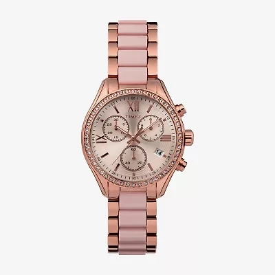 Timex Womens Rose Goldtone Bracelet Watch Tw2v75000ji