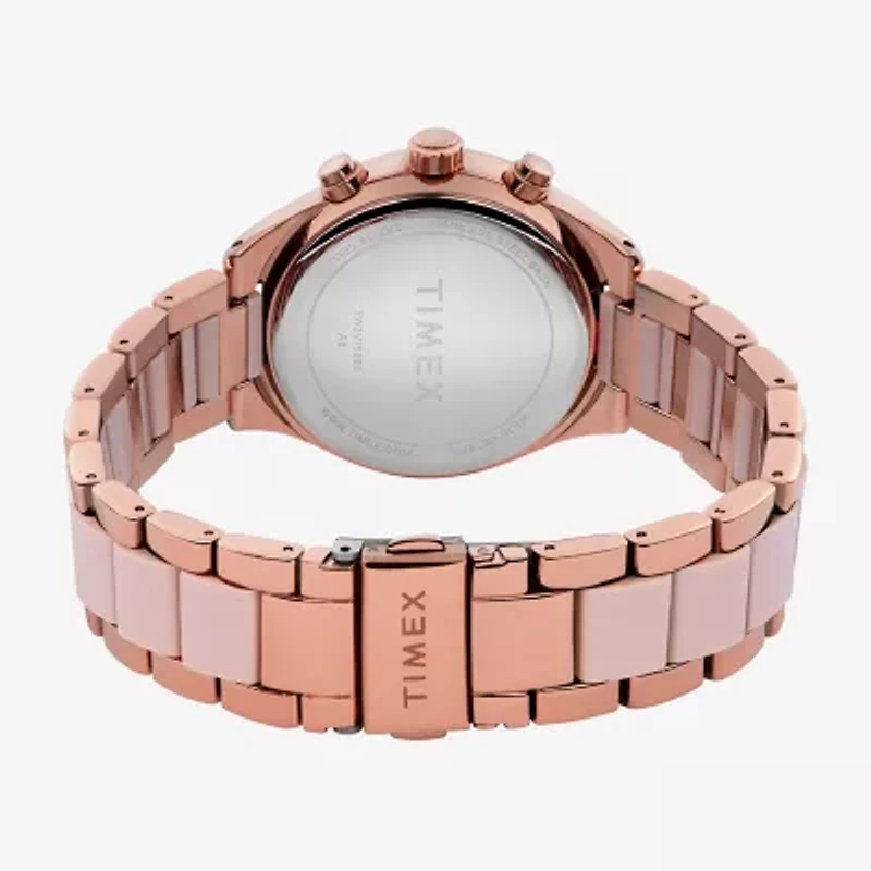 Timex Womens Rose Goldtone Bracelet Watch Tw2v75000ji