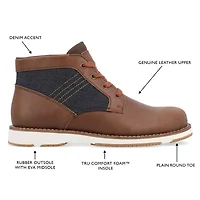 Territory Mens Redwoods Block Heel Chukka Boots