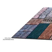 Achim Welcome Home Rubber 18"X30" Doormat