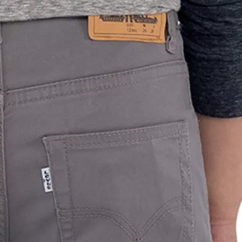 Levi's Sueded Big Kid Boys Adjustable Waist 511 Slim Fit Husky Pant