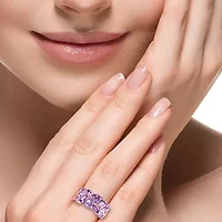 Effy Final Call Womens Genuine Purple Amethyst 14K Rose Gold Cocktail Ring