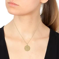 Effy  Womens 1/4 CT. T.W. Natural Diamond 14K Gold 18 Inch Pendant Necklace