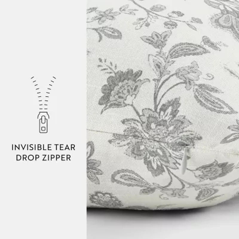 Casual Comfort Jacobean Cotton Square Throw Pillow