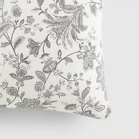 Casual Comfort Jacobean Cotton Square Throw Pillow